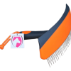Fun roskam & zweetmes oranje/zwart