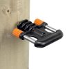 Gallagher 2-weg poortgreepanker zwart hout