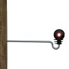 Gallagher XDI Afstandschroef-ringisolator hout gebogen 18cm