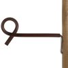 Gallagher Afstandisolator krulstaart hout 17,5cm terra