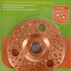 Klauwschijf Standaard, 115 mm beide kanten, groffe korrel