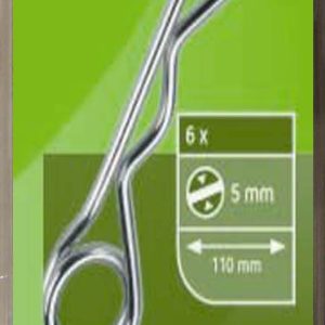 Veerspie dubbel zelfbedie- ningsverpakking/5mm (6 stuks)