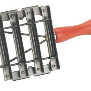 Metalen roskam 8 rijen, onderbroken